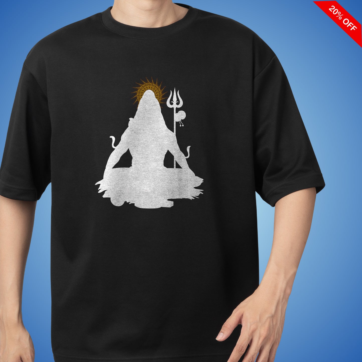 Divine Lord Shiva Oversize T-shirt by Vastraalom