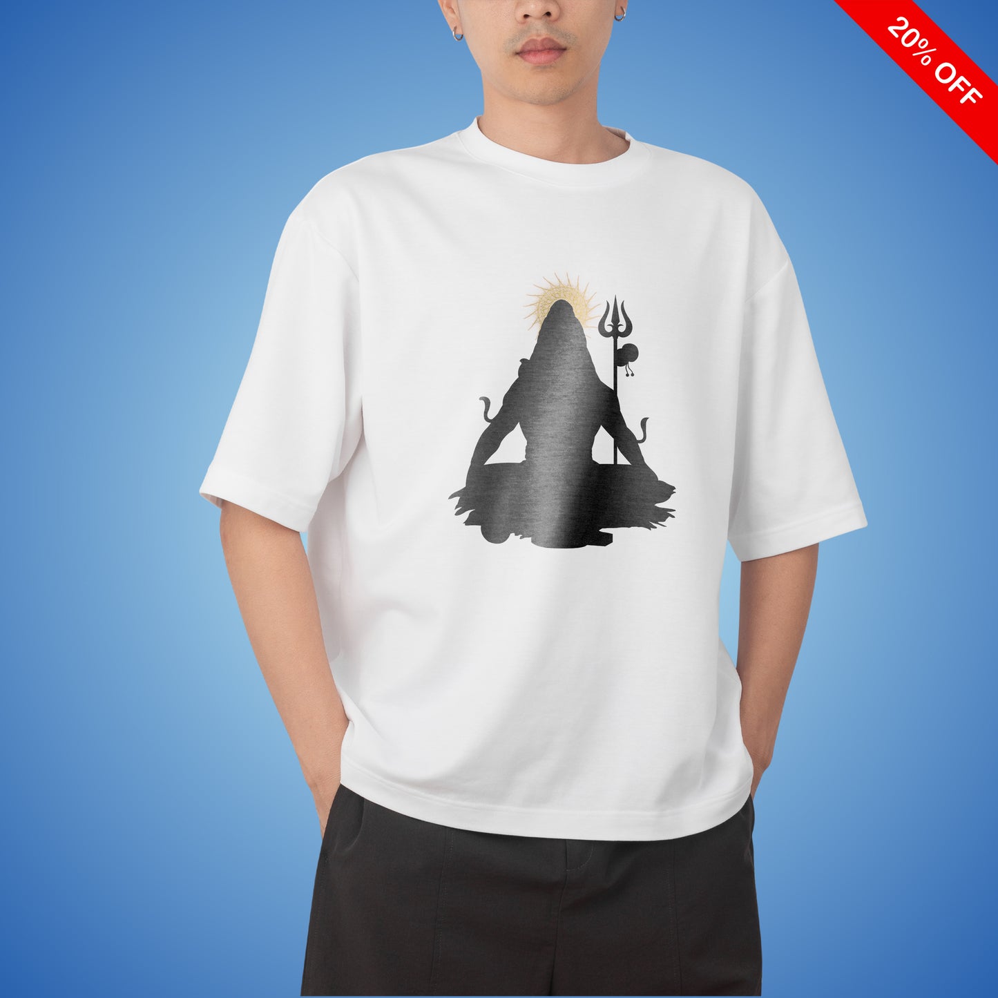 Divine Lord Shiva Oversize T-shirt by Vastraalom
